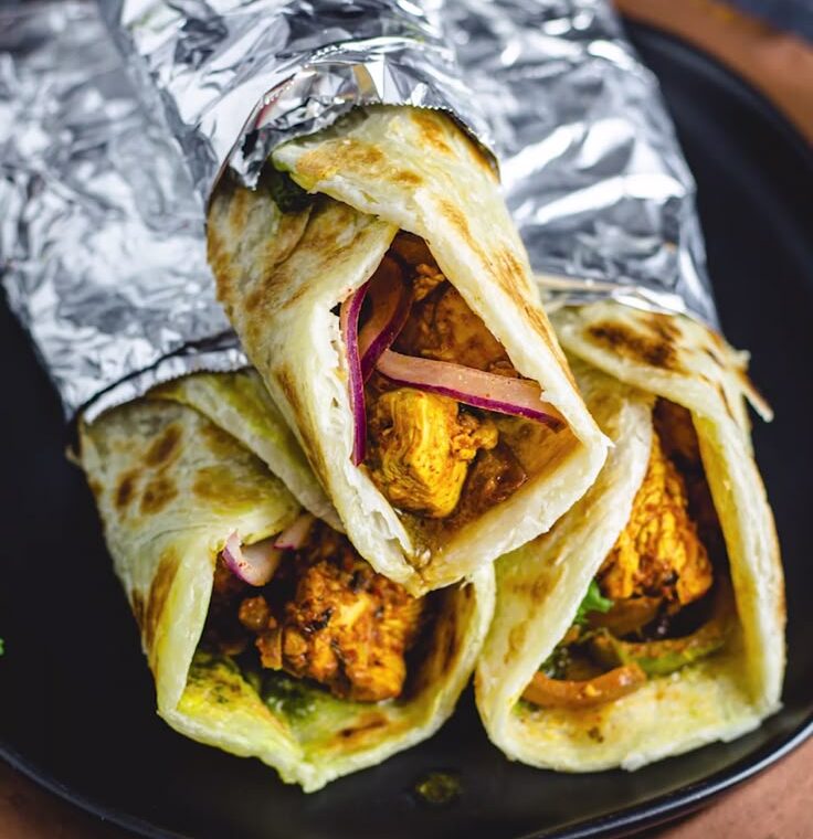 Chicken Kathi Roll Recipe