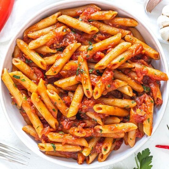 Penne Arrabbiata - The Plant Based School